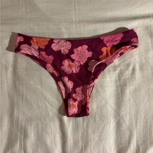 Fighting Eel Pink and Orange Floral Swimwear